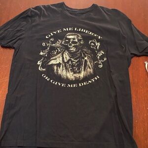 Grunt Style Black Tee with Liberty Design